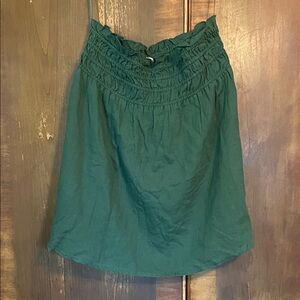 Anthropologie skirt size M in deep green
